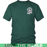 Macdonald Of Clan Ranald Tartan Shirt Or Tartan Hoodie In Me TH8 - macdonald-of-clan-ranald-in-me-t-shirt-ha8-district-unisex-dark-green-s-shirts-1sttheworld_726