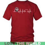 MACDOUGALL IN MY HEARTBEAT N9 - macdougall-in-my-heartbeat-n9-district-unisex-shirt-red-s-t-shirts-1sttheworld_145