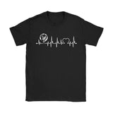 MACDOUGALL IN MY HEARTBEAT N9 - macdougall-in-my-heartbeat-n9-gildan-womens-t-shirt-black-s-shirts-1sttheworld_380
