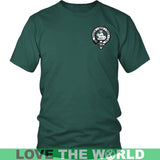 Macgillivray Tartan Shirt Or Tartan Hoodie In Me TH8 - macgillivray-in-me-t-shirt-ha8-district-unisex-dark-green-s-shirts-1sttheworld_739