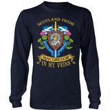 MACGREGOR TARTAN IN MY VEINS T-SHIRT C6 - macgregor-tartan-in-my-veins-t-shirt-c6-district-long-sleeve-navy-s-shirts-1sttheworld_192