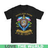 MACGREGOR TARTAN IN MY VEINS T-SHIRT C6 - macgregor-tartan-in-my-veins-t-shirt-c6-gildan-womens-black-s-shirts-1sttheworld_880