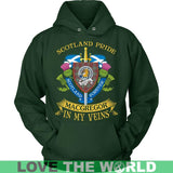 MACGREGOR TARTAN IN MY VEINS T-SHIRT C6 - macgregor-tartan-in-my-veins-t-shirt-c6-unisex-hoodie-dark-green-s-shirts-1sttheworld_877