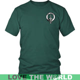Macintyre Tartan Shirt Or Tartan Hoodie In Me TH8 - macintyre-in-me-t-shirt-ha8-district-unisex-dark-green-s-shirts-1sttheworld_410
