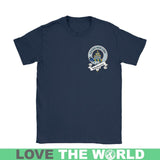 Mackenzie Tartan Shirt Or Tartan Hoodie In Me TH8 - mackenzie-in-me-t-shirt-ha8-gildan-womens-navy-s-shirts-1sttheworld_341