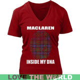 Maclaren Tartan T-Shirt - Indside My DNA NN5 - maclaren-inside-my-dna-n4-district-womens-v-neck-red-s-t-shirts-1sttheworld_169