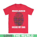 Maclaren Tartan T-Shirt - Indside My DNA NN5 - maclaren-inside-my-dna-n4-gildan-womens-t-shirt-red-s-shirts-1sttheworld_817