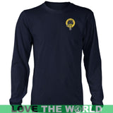 Macphee Tartan Shirt Or Tartan Hoodie In Me TH8 - macphee-in-me-clan-badge-t-shirt-th1-district-long-sleeve-navy-s-shirts-1sttheworld_254