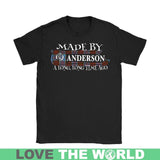 Anderson Tartan T-Shirt - A Long Time Ago NN5 - made-by-anderson-a-long-time-ago-n5-gildan-womens-t-shirt-black-s-shirts-1sttheworld_680