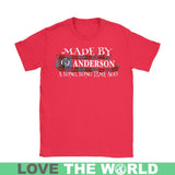 Anderson Tartan T-Shirt - A Long Time Ago NN5 - made-by-anderson-a-long-time-ago-n5-gildan-womens-t-shirt-red-s-shirts-1sttheworld_196