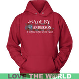 Anderson Tartan T-Shirt - A Long Time Ago NN5 - made-by-anderson-a-long-time-ago-n5-unisex-hoodie-red-s-t-shirts-1sttheworld_955