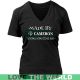 Cameron Tartan T-Shirt - A Long Time Ago NN5 - made-by-cameron-a-long-time-ago-n5-district-womens-v-neck-black-s-t-shirts-1sttheworld_293