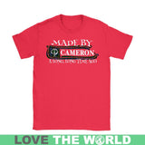Cameron Tartan T-Shirt - A Long Time Ago NN5 - made-by-cameron-a-long-time-ago-n5-gildan-womens-t-shirt-red-s-shirts-1sttheworld_157