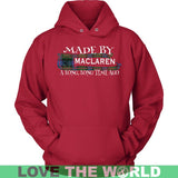 Maclaren Tartan T-Shirt - A Long Time Ago NN5 - made-by-maclaren-a-long-time-ago-n5-unisex-hoodie-red-s-t-shirts-1sttheworld_657