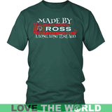 Ross Tartan T-Shirt - A Long Time Ago NN5 - made-by-ross-a-long-time-ago-n5-district-unisex-shirt-dark-green-s-t-shirts-1sttheworld_523