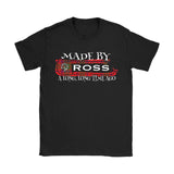 Ross Tartan T-Shirt - A Long Time Ago NN5 - made-by-ross-a-long-time-ago-n5-gildan-womens-t-shirt-black-s-shirts-1sttheworld_586