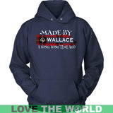 Wallcace Tartan T-Shirt - A Long Time Ago NN5 - made-by-wallcace-a-long-time-ago-n5-unisex-hoodie-navy-s-t-shirts-1sttheworld_770
