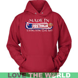 MADE IN AUSTRALIA A LONG, LONG TIME AGO H21 - made-in-australia-a-long-time-ago-na4-unisex-hoodie-red-s-t-shirts-1sttheworld_143