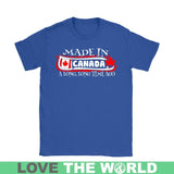 MADE IN CANADA A LONG, LONG TIME AGO H21 - made-in-canada-a-long-time-ago-na4-gildan-womens-t-shirt-royal-blue-s-shirts-1sttheworld_751