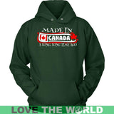 MADE IN CANADA A LONG, LONG TIME AGO H21 - made-in-canada-a-long-time-ago-na4-unisex-hoodie-dark-green-s-t-shirts-1sttheworld_226