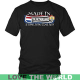 MADE IN THE NETHERLANDS A LONG, LONG TIME AGO 8 - made-in-the-netherlands-a-long-time-ago-8-district-unisex-shirt-black-s-t-shirts-1sttheworld_454
