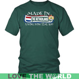 MADE IN THE NETHERLANDS A LONG, LONG TIME AGO 8 - made-in-the-netherlands-a-long-time-ago-8-district-unisex-shirt-dark-green-s-t-shirts-1sttheworld_429
