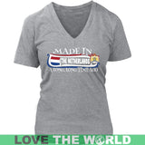 MADE IN THE NETHERLANDS A LONG, LONG TIME AGO 8 - made-in-the-netherlands-a-long-time-ago-8-district-womens-v-neck-heathered-nickel-s-t-shirts-1sttheworld_237