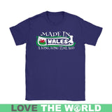 MADE IN WALES A LONG, LONG TIME AGO 8 - made-in-wales-a-long-time-ago-8-gildan-womens-t-shirt-purple-s-shirts-1sttheworld_689