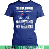 Marrying A New Zealander - marrying-a-new-zealander-district-womens-shirt-royal-blue-xs-t-shirts-1sttheworld_604