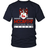 Ireland T-shirt - Mccarthy Legend A9 - mccarthy-irish-legend-t-shirt-a0-district-unisex-navy-s-shirts-1sttheworld_293