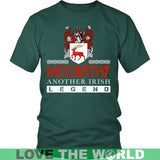 Ireland T-shirt - Mccarthy Legend A9 - mccarthy-irish-legend-t-shirt-x1-district-unisex-dark-green-s-shirts-1sttheworld_979