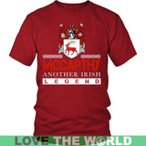 Ireland T-shirt - Mccarthy Legend A9 - mccarthy-irish-legend-t-shirt-x1-district-unisex-red-s-shirts-1sttheworld_595