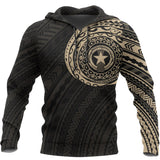 Mariana Islands In My Heart Micronesia Tattoo Style Hoodie A7 - mirina_1