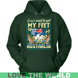 MY FEET AUSTRALIA T-SHIRT P1 - my-feet-australia-t-shirt-p1-unisex-hoodie-dark-green-s-shirts-1sttheworld_314