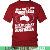 MY HEART BELONGS TO AUSTRALIA  N7 - my-heart-belongs-to-australia-n7-district-unisex-shirt-red-s-t-shirts-1sttheworld_707
