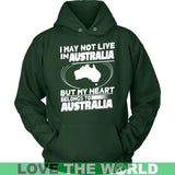 MY HEART BELONGS TO AUSTRALIA  N7 - my-heart-belongs-to-australia-n7-unisex-hoodie-dark-green-s-t-shirts-1sttheworld_687