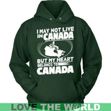 MY HEAT BELONG TO CANADA T-SHIRT N7 - my-heat-belong-to-canada-t-shirt-n7-unisex-hoodie-dark-green-s-shirts-1sttheworld_152