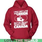 MY HEAT BELONG TO CANADA T-SHIRT N7 - my-heat-belong-to-canada-t-shirt-n7-unisex-hoodie-red-s-shirts-1sttheworld_141