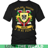 NASH IN MY VEINS T-SHIRT C8 - nash-in-my-veins-t-shirt-c8-district-unisex-black-s-shirts-1sttheworld_410