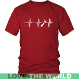 New Zealand In My Heartbeat A8 - new-zealand-in-my-heartbeat-a8-district-unisex-shirt-red-s-t-shirts-1sttheworld_757