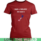 New Zealand Is My Therapist T Shirt P1 - new-zealand-is-my-therapist-t-shirt-p1-district-womens-red-xs-shirts-1sttheworld_161
