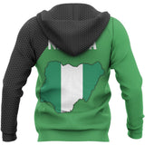 Nigeria Map Special Hoodie A5 - ni3