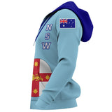 Australia Hoodie - New South Wales Flag - BN14 - nsw4