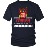Ireland T-shirt - O'Brien Legend A9 - obrien-irish-legend-t-shirt-a0-district-unisex-navy-s-shirts-1sttheworld_964