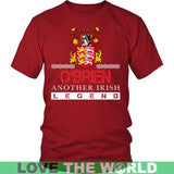 Ireland T-shirt - O'Brien Legend A9 - obrien-irish-legend-t-shirt-a0-district-unisex-red-s-shirts-1sttheworld_350