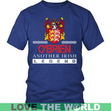 Ireland T-shirt - O'Brien Legend A9 - obrien-irish-legend-t-shirt-a0-district-unisex-royal-blue-s-shirts-1sttheworld_537