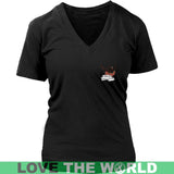 PROUD OF SCOTTISH T-SHIRTS K7 - proud-of-scottish-t-shirts-t1-district-womens-v-neck-black-s-1sttheworld_351