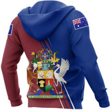Australia Hoodie - Queensland Flag - BN14 - qld3