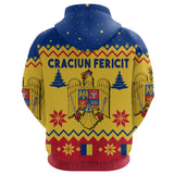Romania Christmas Hoodie Eagle K4 - romania-hoodie-christmas-back