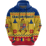 Romania Christmas Hoodie Eagle K4 - romania-hoodie-christmas